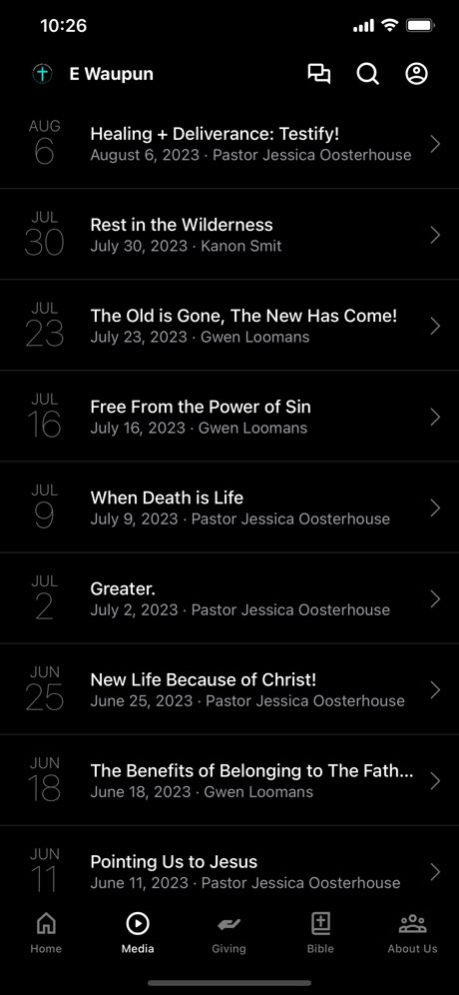 Emmanuel Waupun 6.19.3 Screenshot