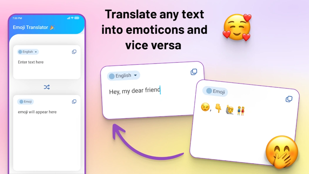 Emoji Translator: Text & Emoji  Screenshot