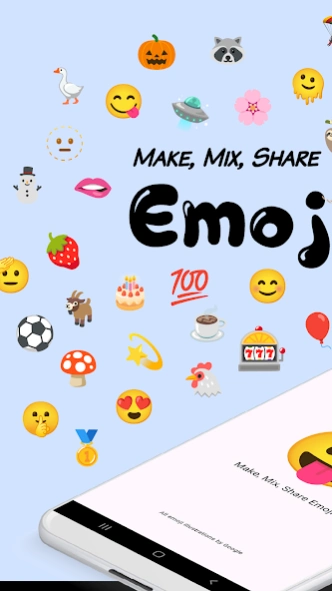 EmojiX: Mix & Make Stickers  Screenshot