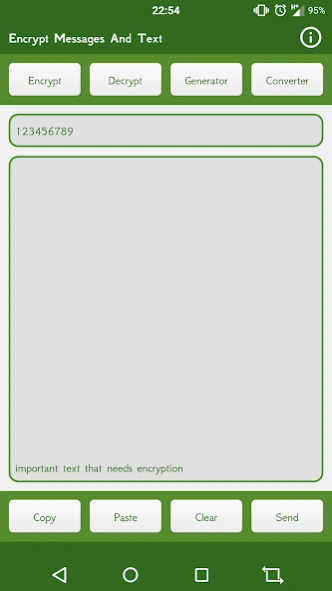 Encrypt Messages And Text 32.0 Screenshot