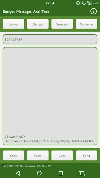 Encrypt Messages And Text 32.0 Screenshot