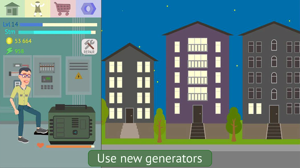 Energy Clicker: Light up world 1.1.2 Screenshot