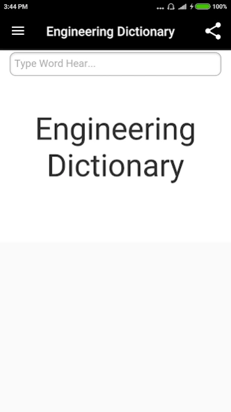 Engineering Dictionary 2.1.2 Screenshot