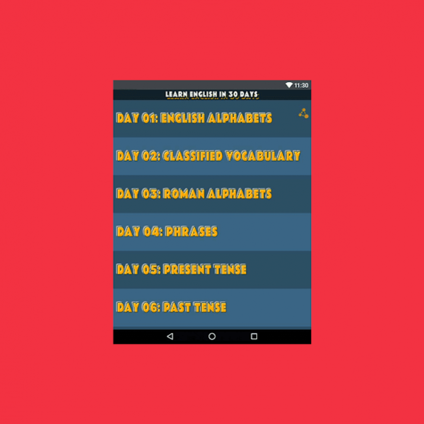 Learn English 30 Days Course 9 Screenshot