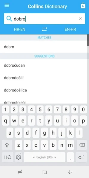 English-Croatian Dictionary  Screenshot