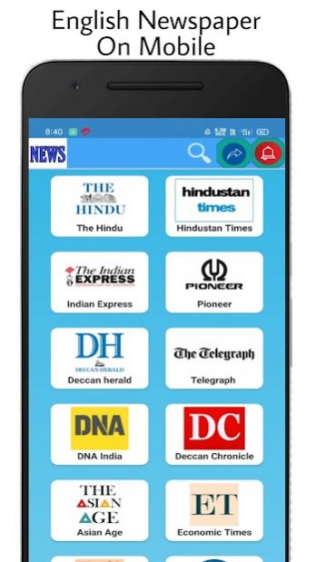 English Newspaper App 9.15 Screenshot