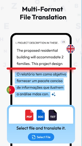 English Portuguese Translator 8.6 Screenshot
