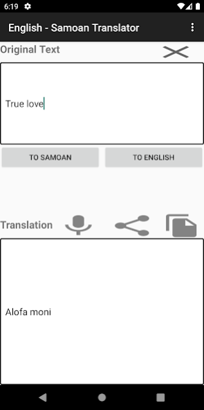 English - Samoan Translator 6.0 Screenshot
