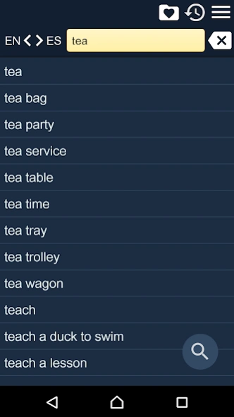 English Spanish Dictionary  Screenshot