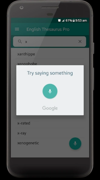 English Thesaurus 6.8 Screenshot