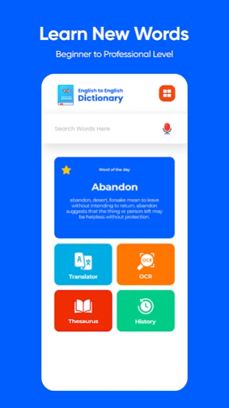 English Dictionary, Translator  Screenshot