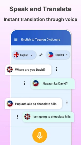 English to Tagalog Dictionary  Screenshot