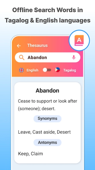 English to Tagalog Dictionary  Screenshot