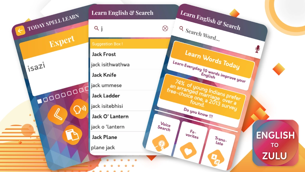 English to Zulu Translator  Screenshot