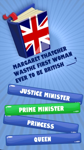 English Trivia Quiz Game 6.0 Screenshot