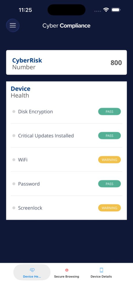 Cyber Compliance 5.0.5 Screenshot
