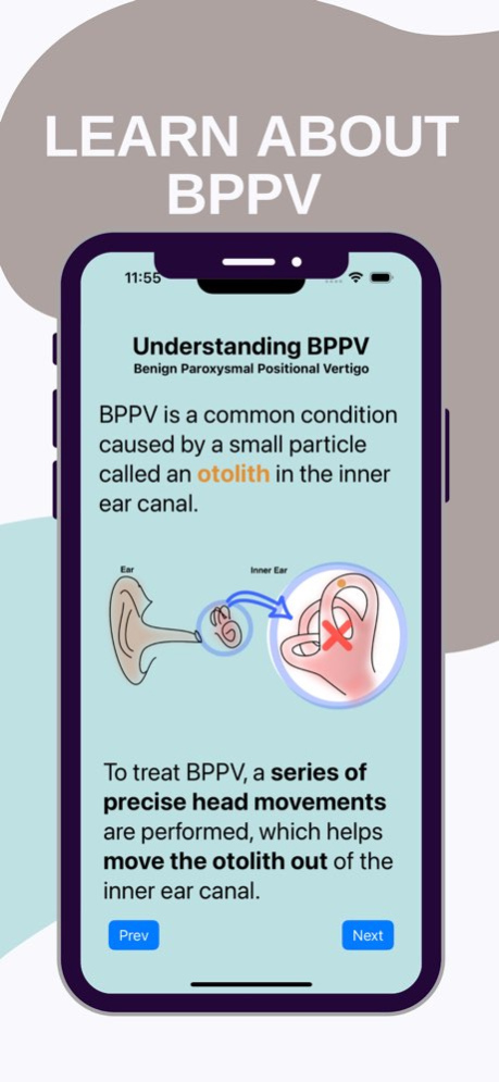 Epley Assist: Dizziness Relief  Screenshot