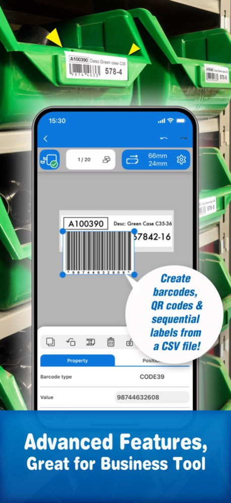 Epson Label Editor Mobile 1.8.0 Screenshot