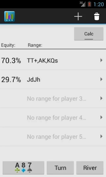 Equity App 1.5 Screenshot