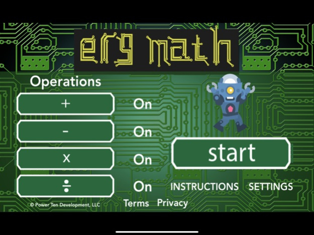 Erg Math 1.01 Screenshot
