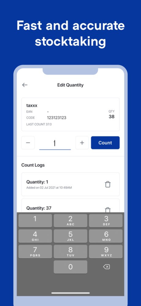 Erply Stocktake 2.7.7 Screenshot
