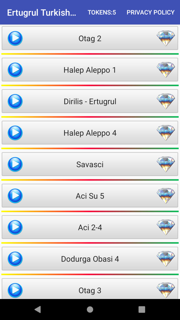 Ertugrul Turkish Ringtones 11.0 Screenshot
