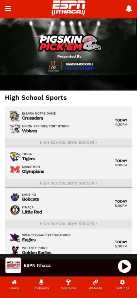 ESPN Ithaca 27.0.0 Screenshot