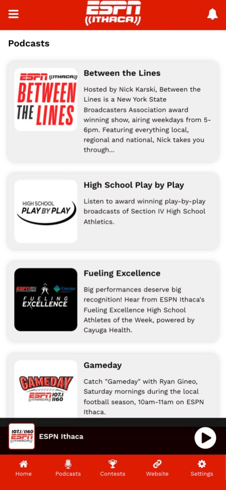 ESPN Ithaca 27.0.0 Screenshot