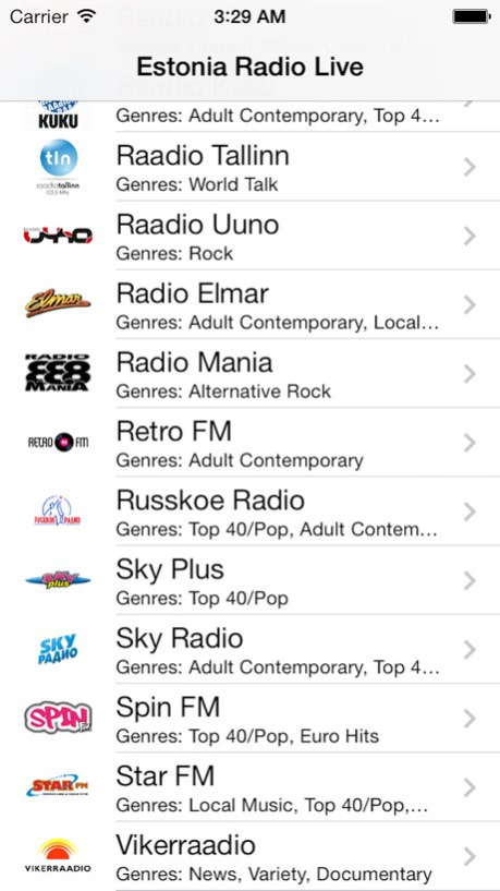 Estonia Radio Live Player (Eesti Raadio/Estonian) 1.3 Screenshot