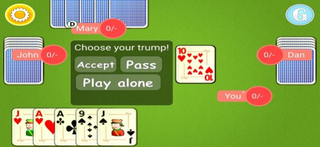 Euchre Mobile 1.6.1 Screenshot