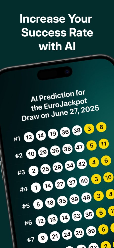 EuroJackpot AI Predictor 1.1.7 Screenshot