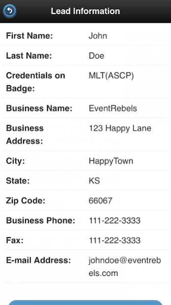 EventRebels ERLead 9.8.0 Screenshot
