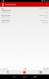 Events Recorder-Free 3.1 Screenshot
