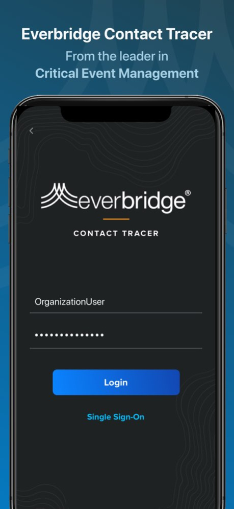 Everbridge Contact Tracer 1.0.8 Screenshot