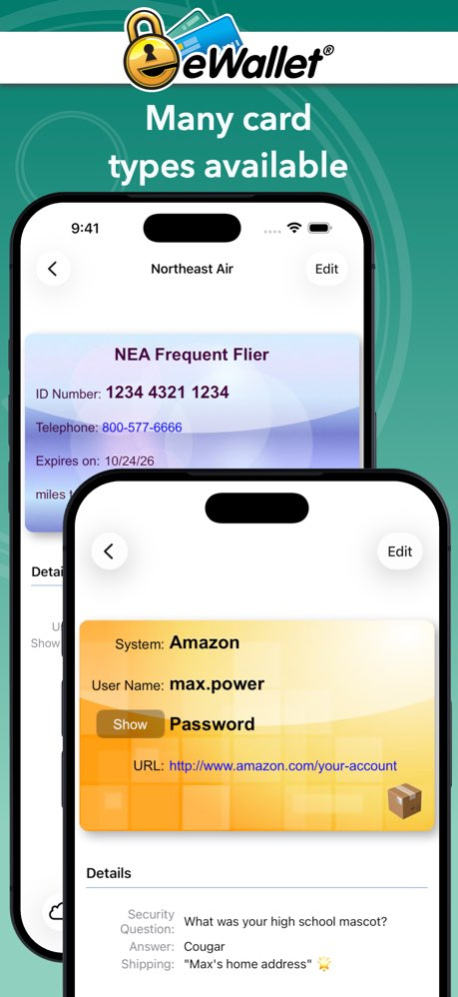 eWallet - Password Manager 8.14.2 Screenshot