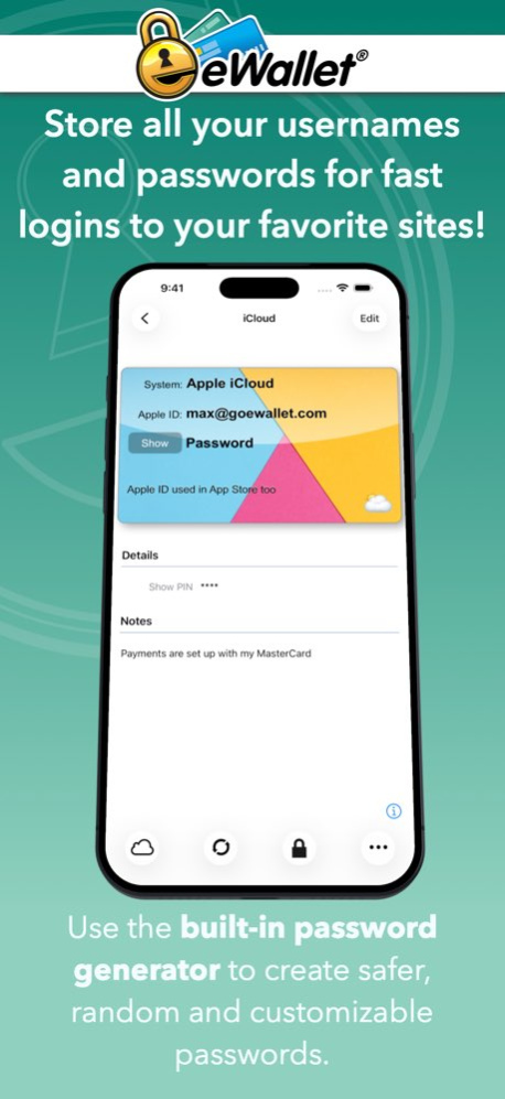eWallet - Password Manager 8.14.2 Screenshot