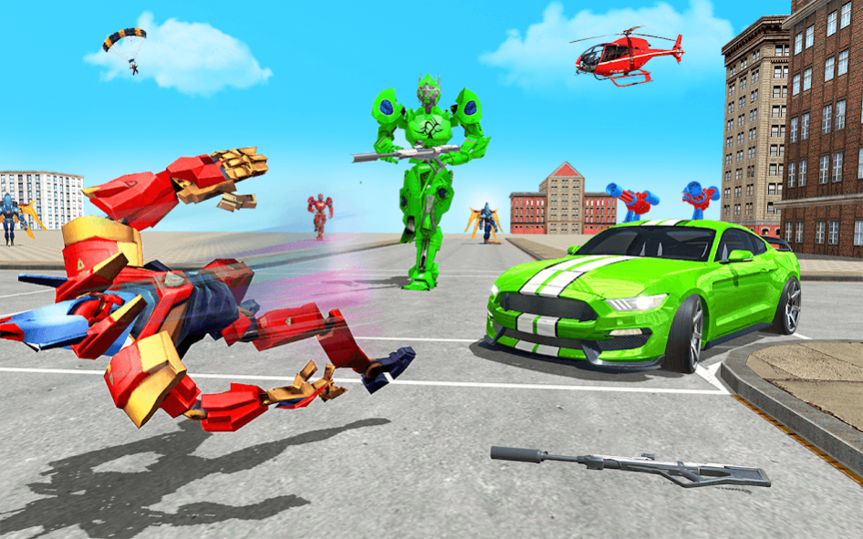 Excavator Robot Car Game -Tran 1.0.1 Screenshot