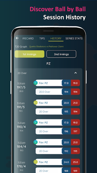 Exchange Cricket Live Line 1.0.8 Screenshot