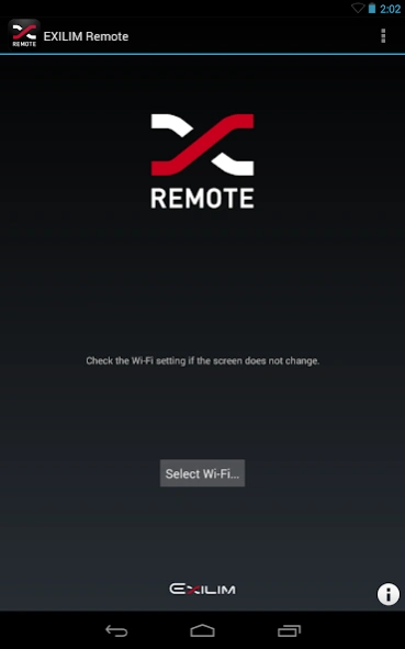 EXILIM Remote 3.0.4 Screenshot