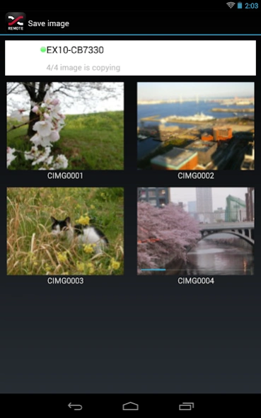 EXILIM Remote 3.0.4 Screenshot