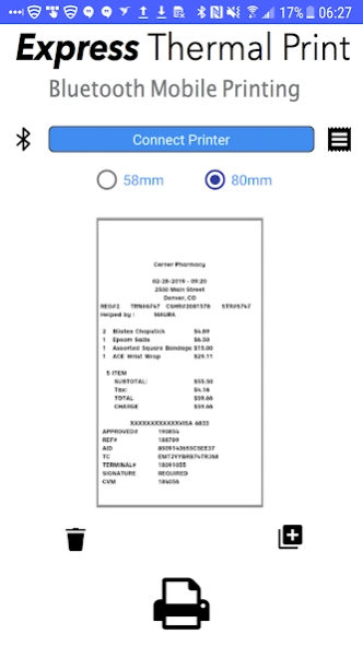 Express Thermal Print  Screenshot
