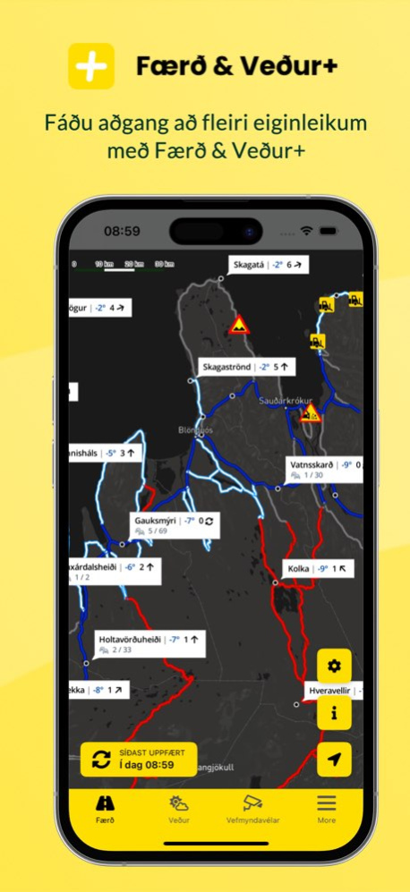 Færð og Veður: Road conditions 2.0.1 Screenshot
