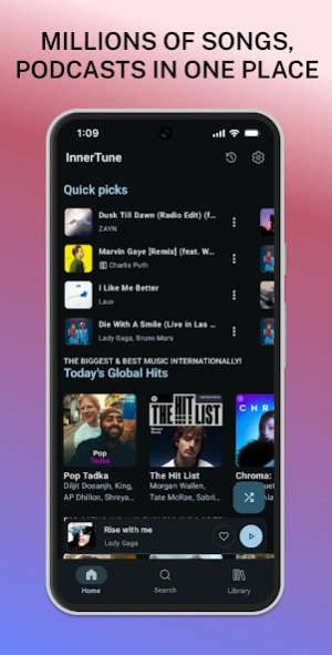 FabTune: Online Music Player 0.6.49 Screenshot