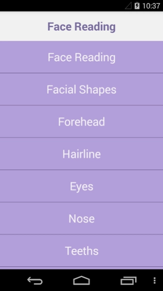 Face Reading 1.0 Screenshot
