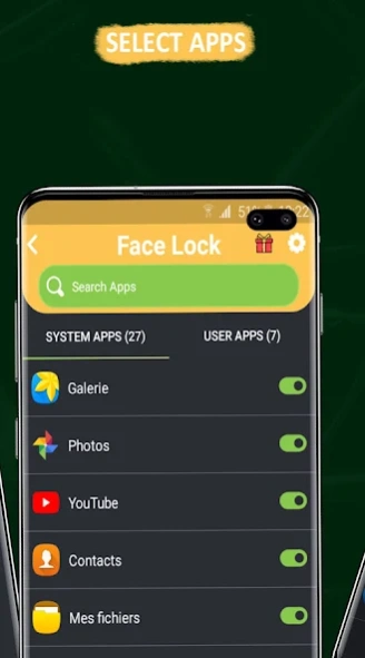 Face Screen Lock Prank  Screenshot