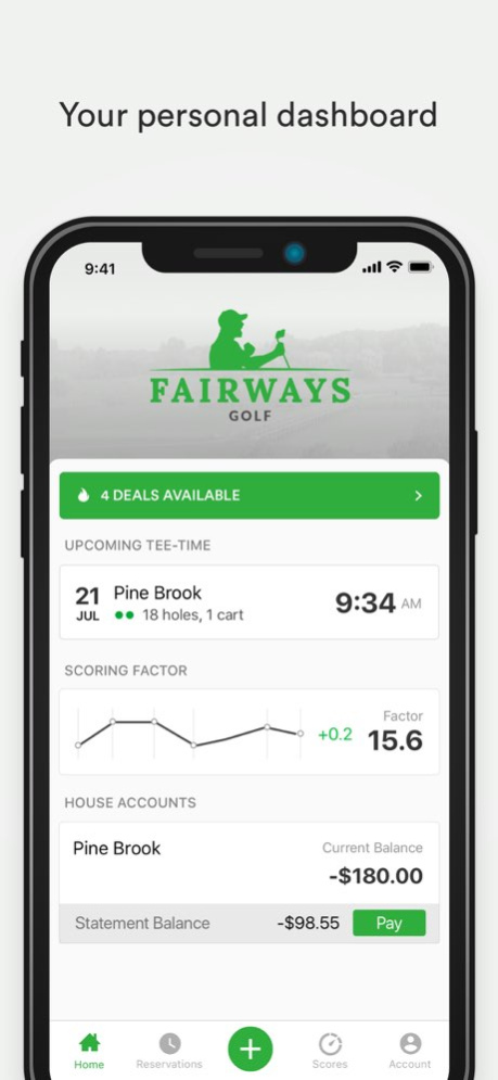 Fairways Golf Management 11.1.1 Screenshot