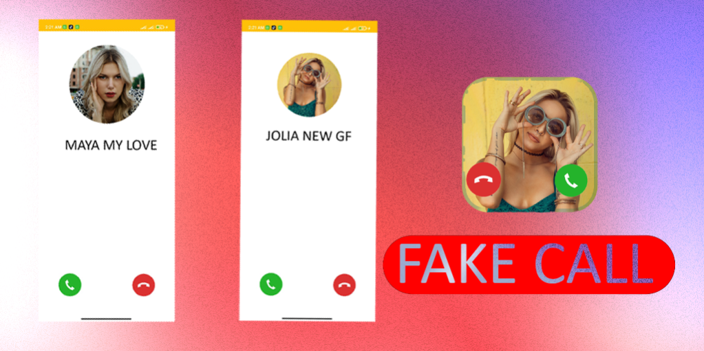 Fake Call and chat Girlfriend prank 1.0 Screenshot