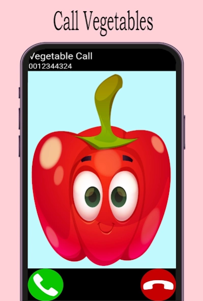 Fake Call Vegetables Games 1.0 Screenshot