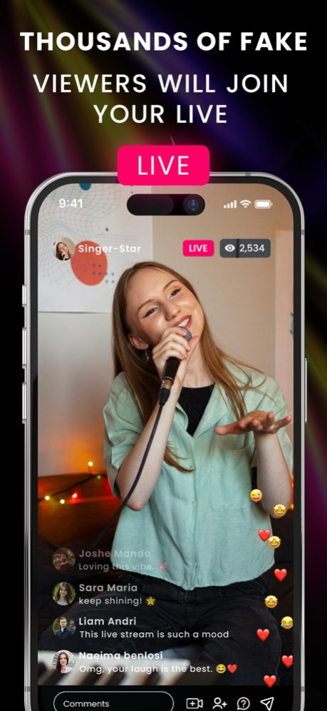 HoloFame: Fake Live Stream 2.22 Screenshot