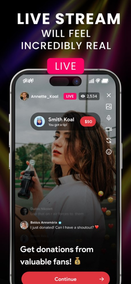 HoloFame: Fake Live Stream 2.22 Screenshot